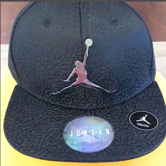 Nike Other - NIKE AIR JORDAN Jumpman  Black Youth Boy's Cap